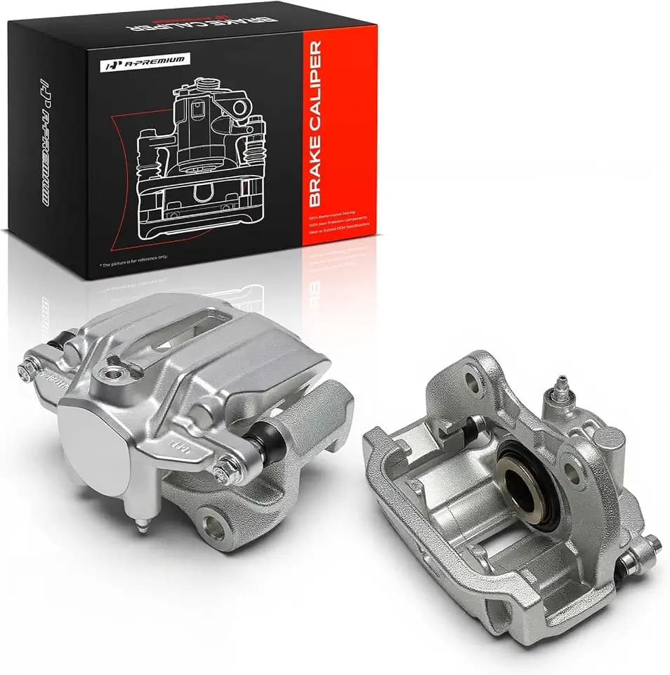 A-Premium Brake Caliper Assembly Replacement for Cadillac DeVille Chevrolet Astro Tahoe Silverado 1500 Suburban GMC Safari Sierra Yukon Yukon XL 1999-2005 Rear Side 2-PC