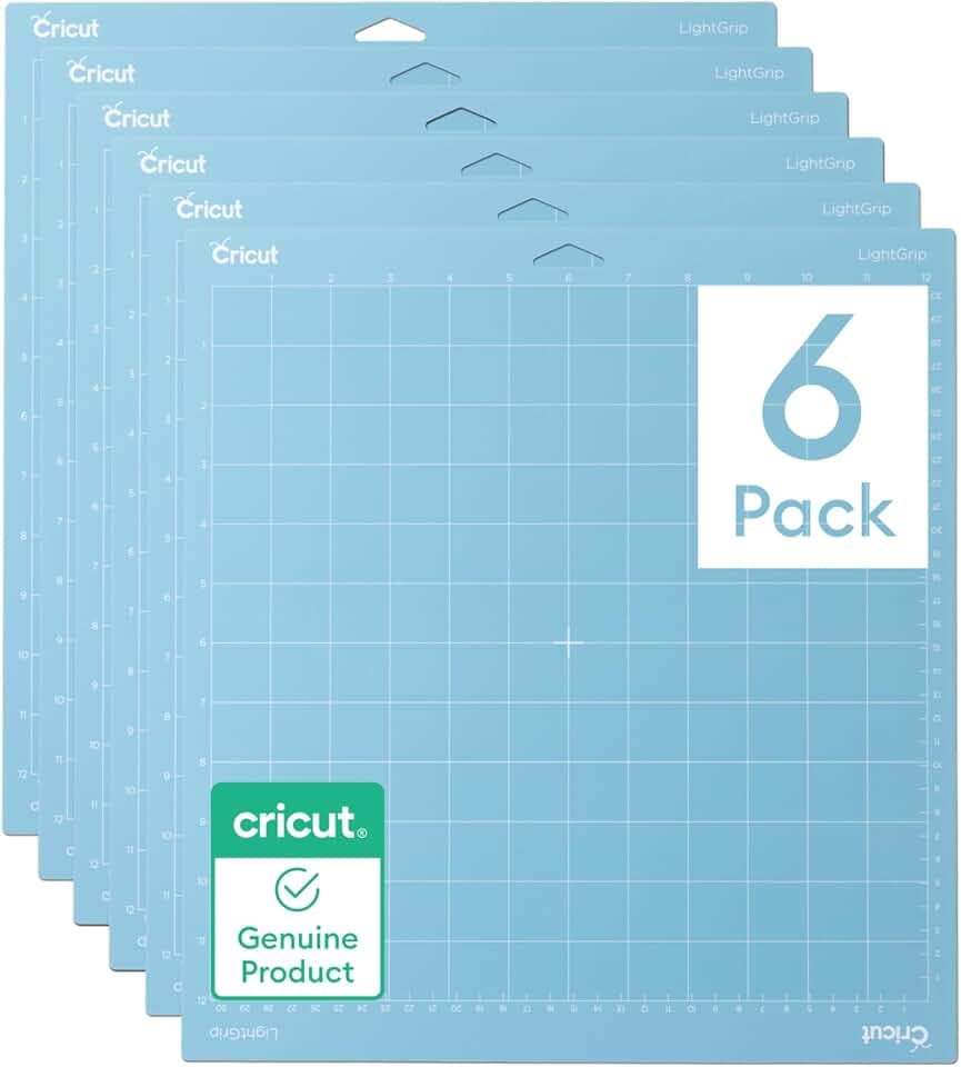 Cricut LightGrip Matte 30,5 x 30,5 cm (6er-Pack)