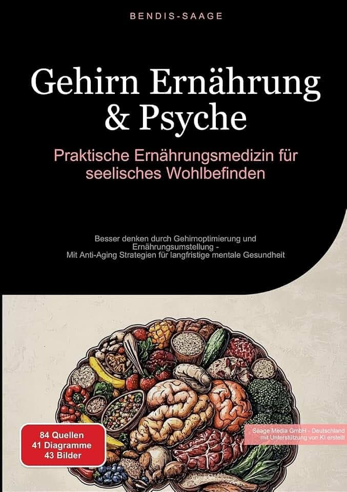 Gehirn Ernährung & Psyche: Praktische Ernährungsmedizin für seelisches Wohlbefinden: Besser denken durch Gehirnoptimierung und Ernährungsumstellung - ... mentale Gesundheit (Ernährung (DE))