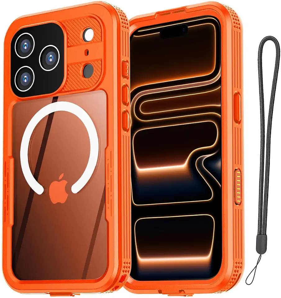AICase Waterproof Case for iPhone 17 Pro Max+MagSafe Clear Water Proof Snowproof/Dustproof/Shockproof,IP68 Certified 360 Full Body Protection Fully Sealed Underwater for iPhone 17 Pro Max_98