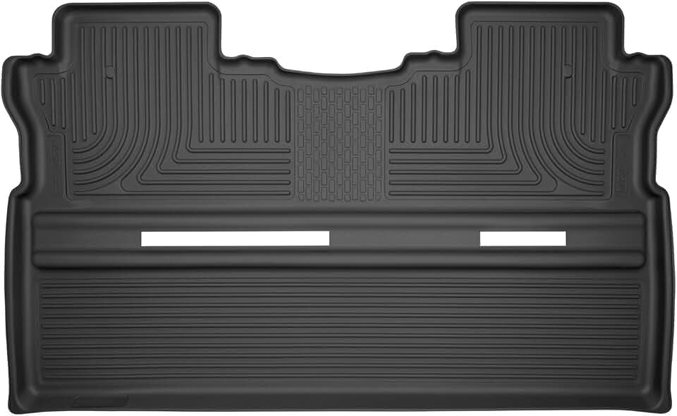 Husky Liners Weatherbeater Floor Mats | Fits 2017-2026 Honda Ridgeline | 2nd Row, 1-pc Black - 19431