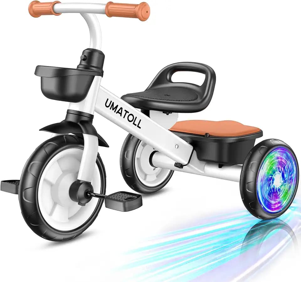 Umatoll Tricycle for Toddlers 2-5 Year Old, Birthday Gift for Boy Girl 2-4