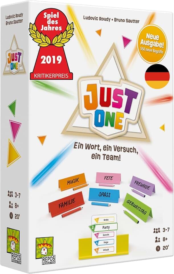 Asmodee, Just One (Refresh), Spiel des Jahres 2019, Deutsch
