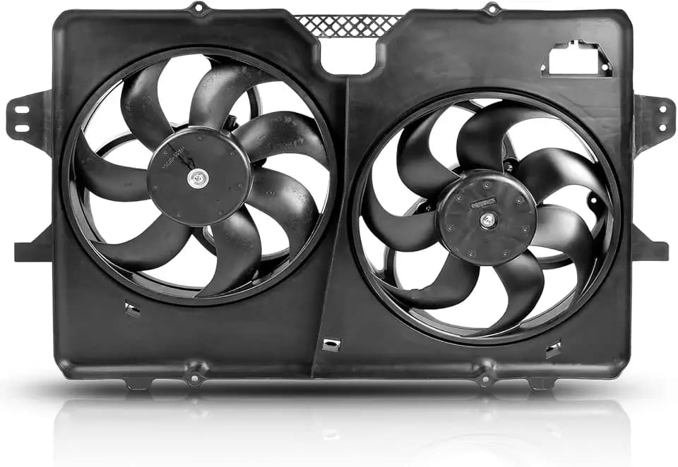 SCITOO Dual Radiator Condenser Cooling Fan Compatible with