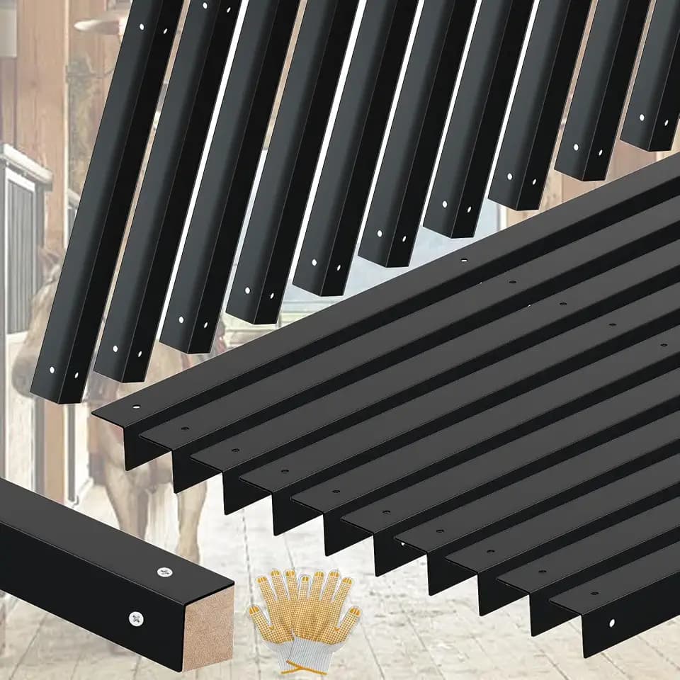20 Pcs Horse Stall, 47.5" Stall Guards for Horses, Horse Stall Chew Guards