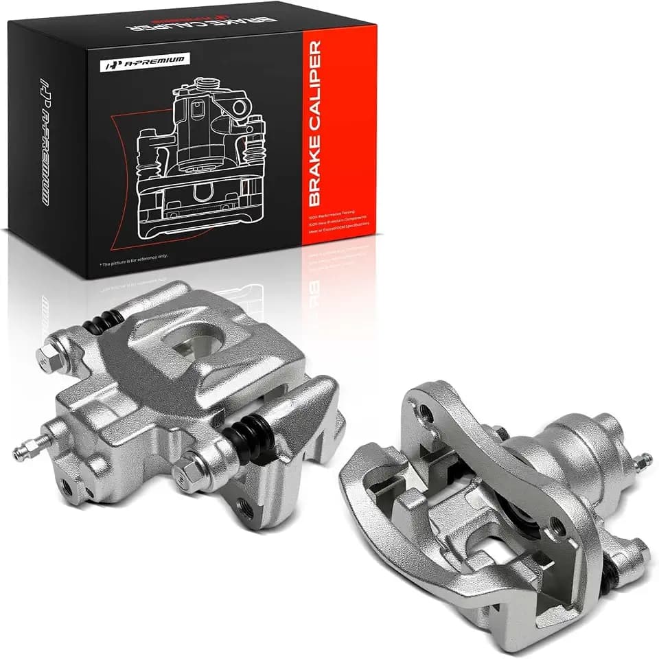 A-Premium Rear Left and Right Side Disc Brake Caliper with Bracket