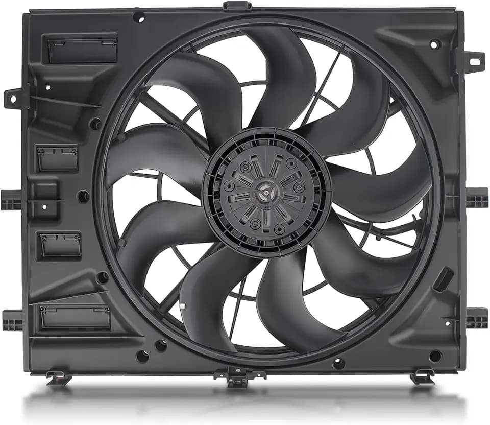 AUTOKAY Engine Cooling Radiator Condenser Fan Assembly for Chevy GMC