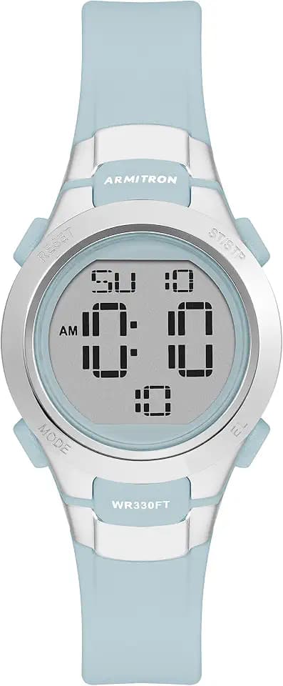 Armitron Sport Women's Digital Chronograph Resin Strap Watch, 45/7012
