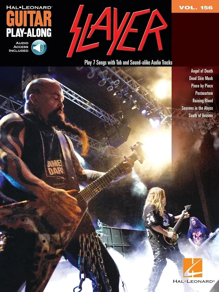 Guitar Play-Along Volume 156: Slayer (Lehrbuch für Gitarre): Noten, CD, Lehrmaterial für Gitarre: Play 7 Songs With Tab and Sound Alike Cd Tracks (Guitar Play Along, 156, Band 156)