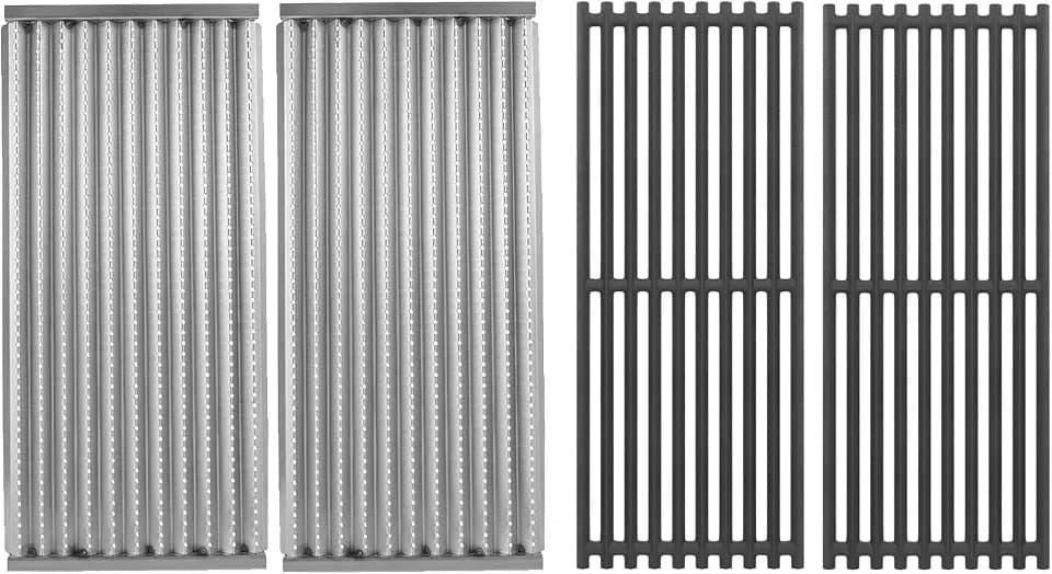 Infrared Emitter Grate and Cooking Grate for Charbroil TRU-Infrared 463247412 463241314 463257110 463270613 463241314 463243911 Gas Grill, Grill Parts for G515-4700-W1 G526-0007-W1