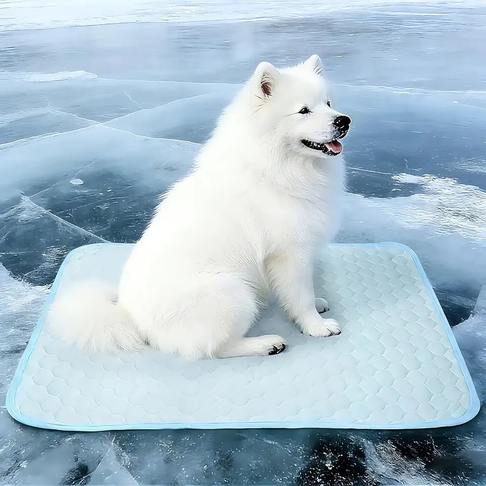 Dog Cooling Mat, 28''*22'' Cooling Pad for Dogs Breathable Dog Mat