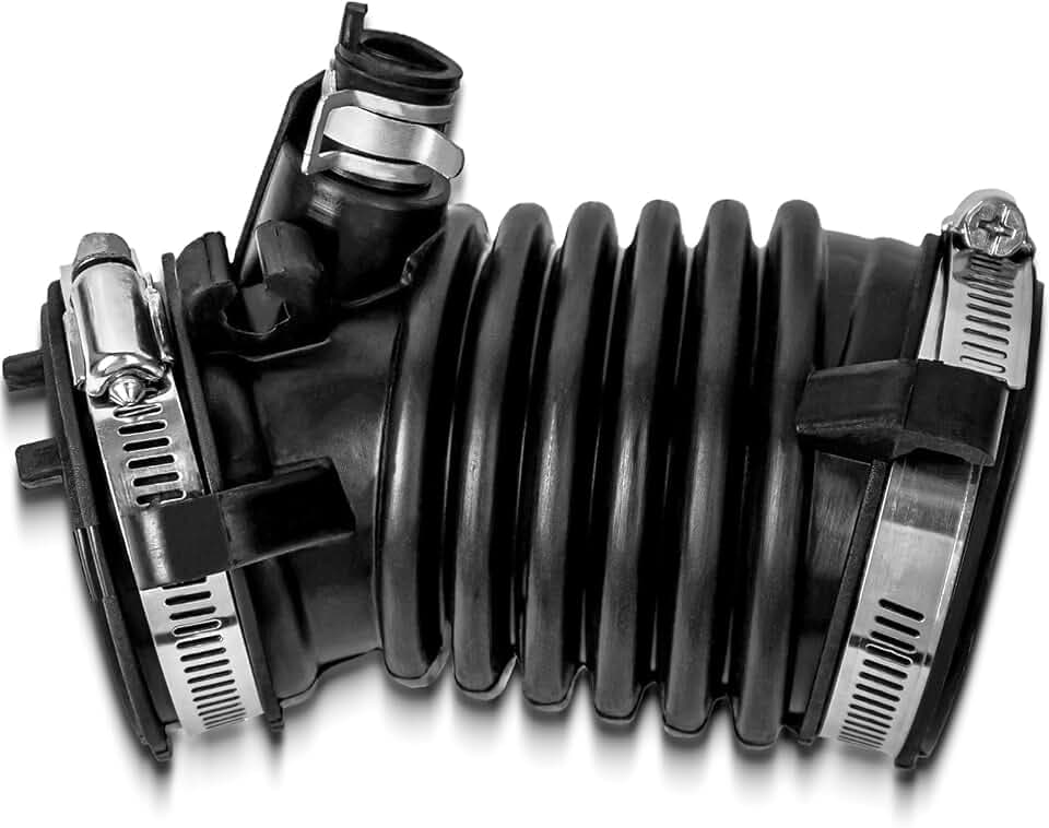 Engine Air Intake Hose Tube With Clamps Compatible With 2012-2015 Honda Civic 1.8L 2013-2015 Acura ILX 2.0L 2.4L Replaces Part #17225-R1A-A01