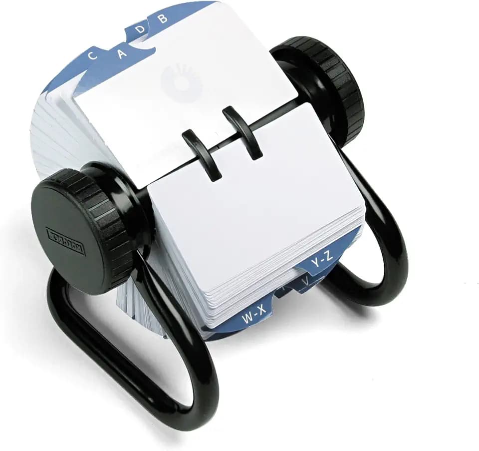 Rolodex Business Card Tray schwarz groÃ