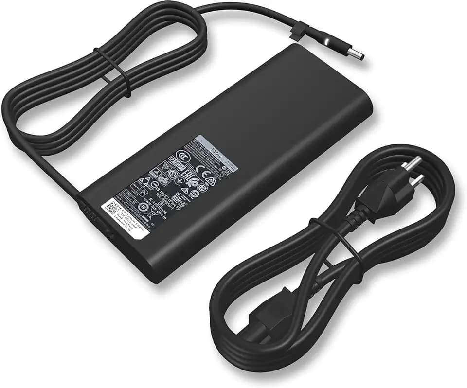 130W 4.5mm Tip Laptop Charger Compatible with dell XPS 15 7590 9530 9550 9560 9570 OptiPlex 3050 3060 7050 inspiron 16 Plus 7640 7620 7630 7730 0V363H HA130PM130 Power Supply Cord
