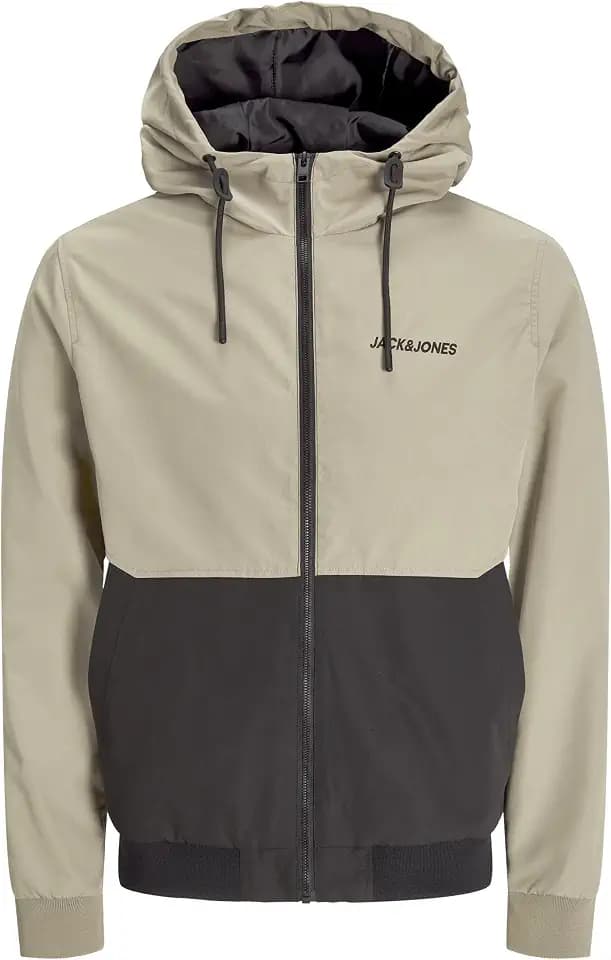 JACK & JONES Herren Jjerush Hood Bomber Noos Pls Bomberjacke