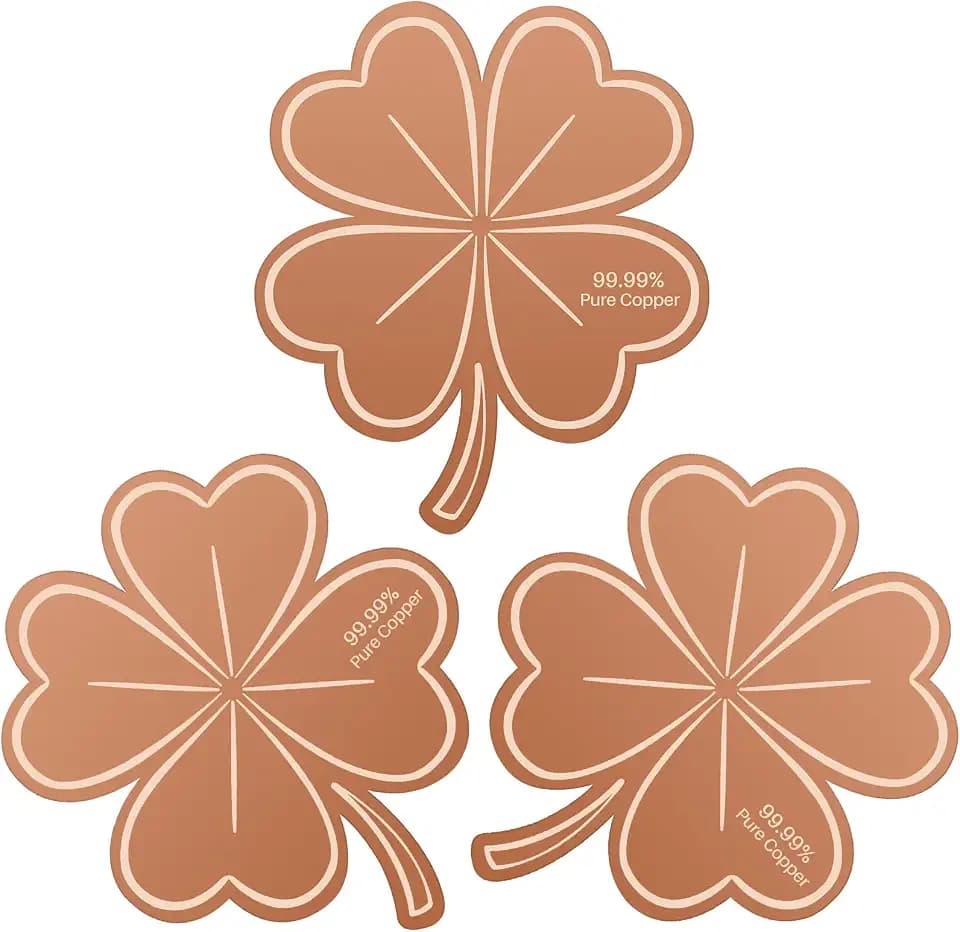 3Pcs LuckyClover Bird Bath Copper Purification Disk