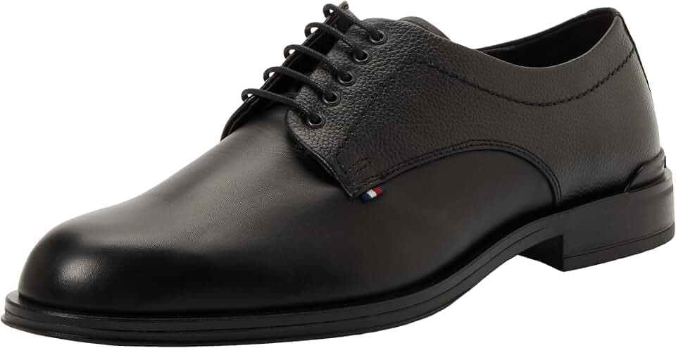 Tommy Hilfiger Herren Derby Schuhe Corporate aus Leder
