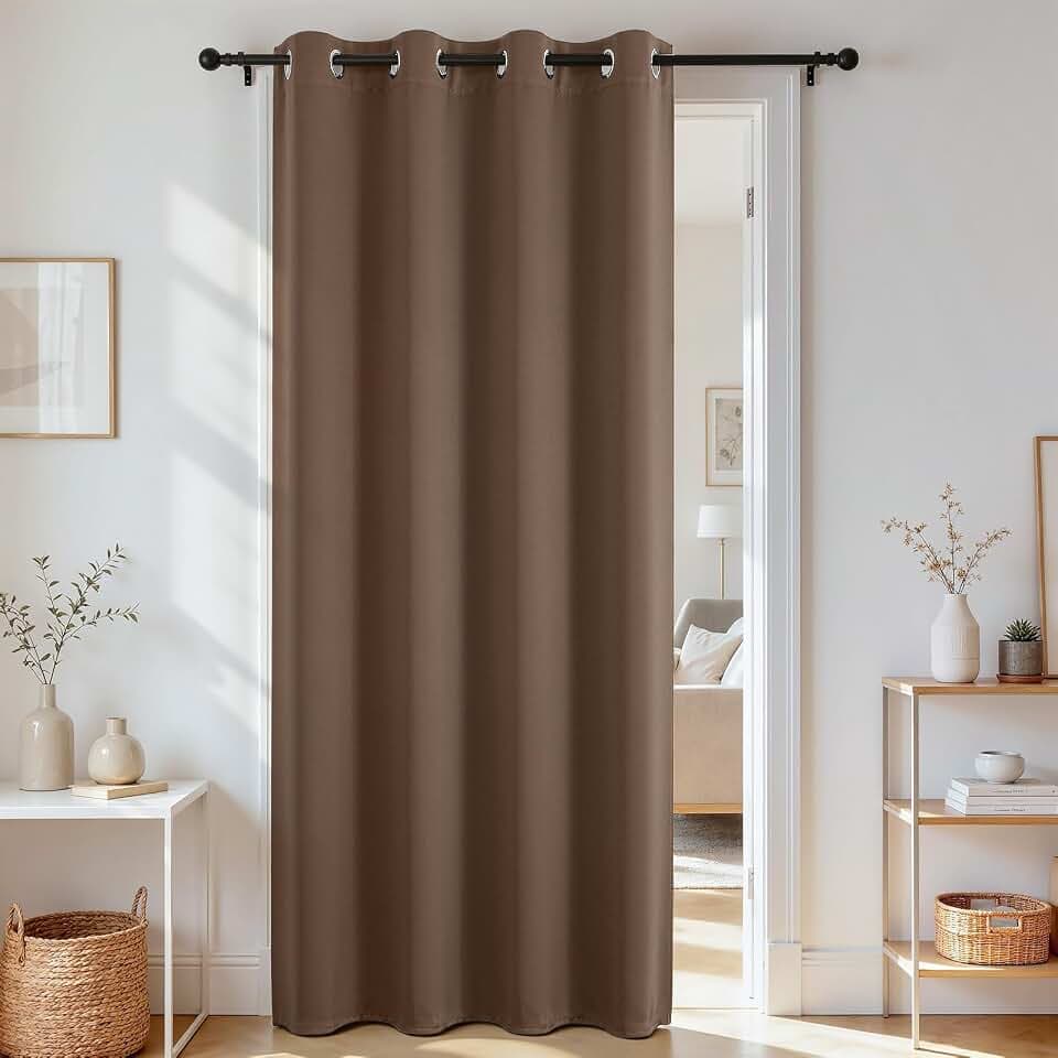 Joydeco Door Curtain Blackout Curtains for Doorway Privacy Closet Drapes