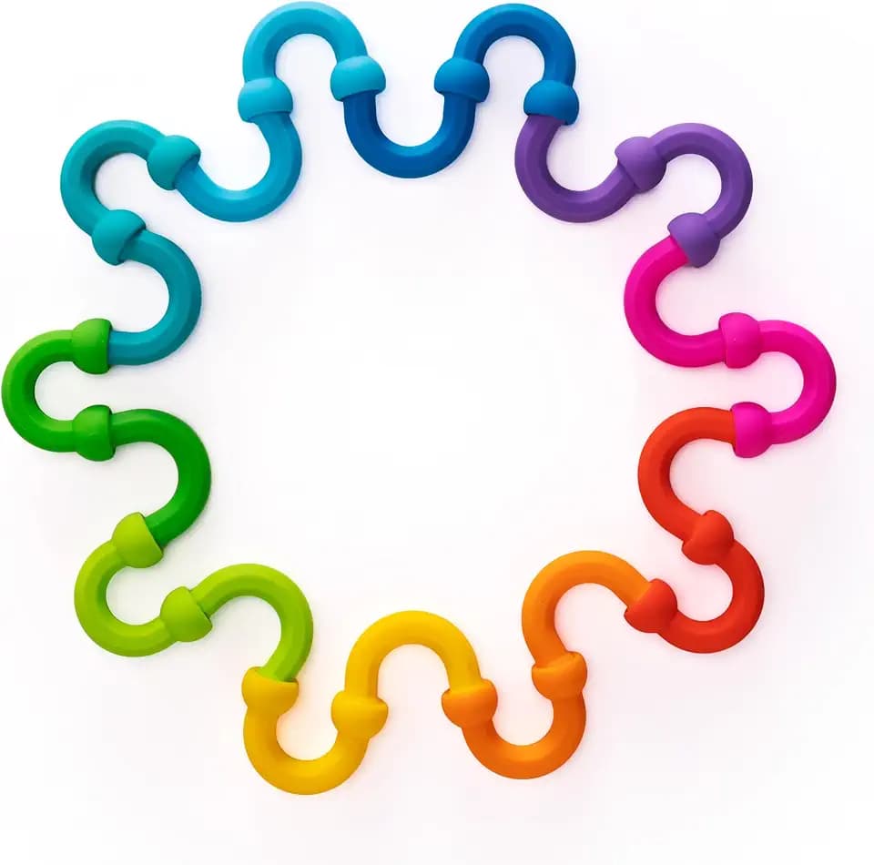Fat Brain Toys Plip Links - Plip Links - Neues Bauen & Bauen für Kinder von 3 bis 12 Jahren