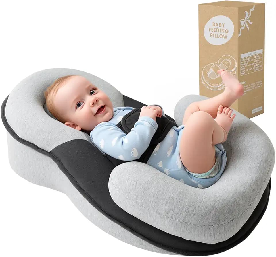 Feeding Support Pillow for Baby, Portable Cushion for Bottle Feeding