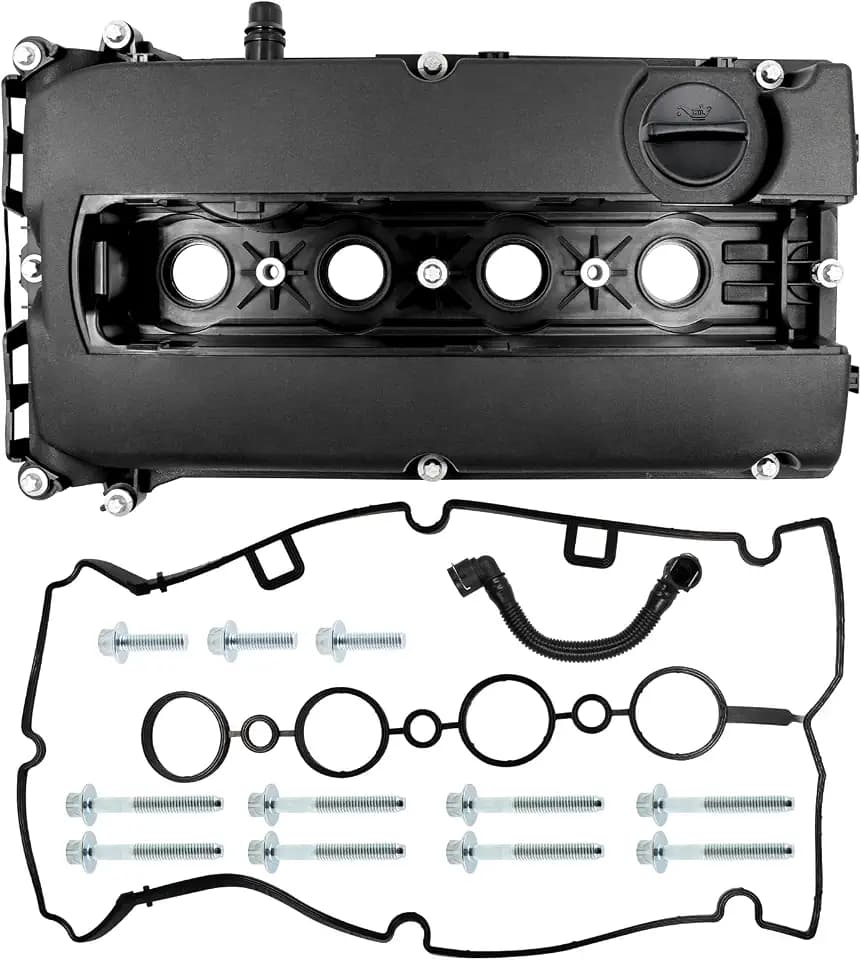 Engine Valve Cover Kit, Compatible with Chevy Cruze 2011-2016, Sonic 2012-2018, Trax 2013-2020, Aveo Aveo5 2009-2011, Saturn Astra 2008-2009, Pontiac G3 2009-2010, Replace# 55558673, 55564395