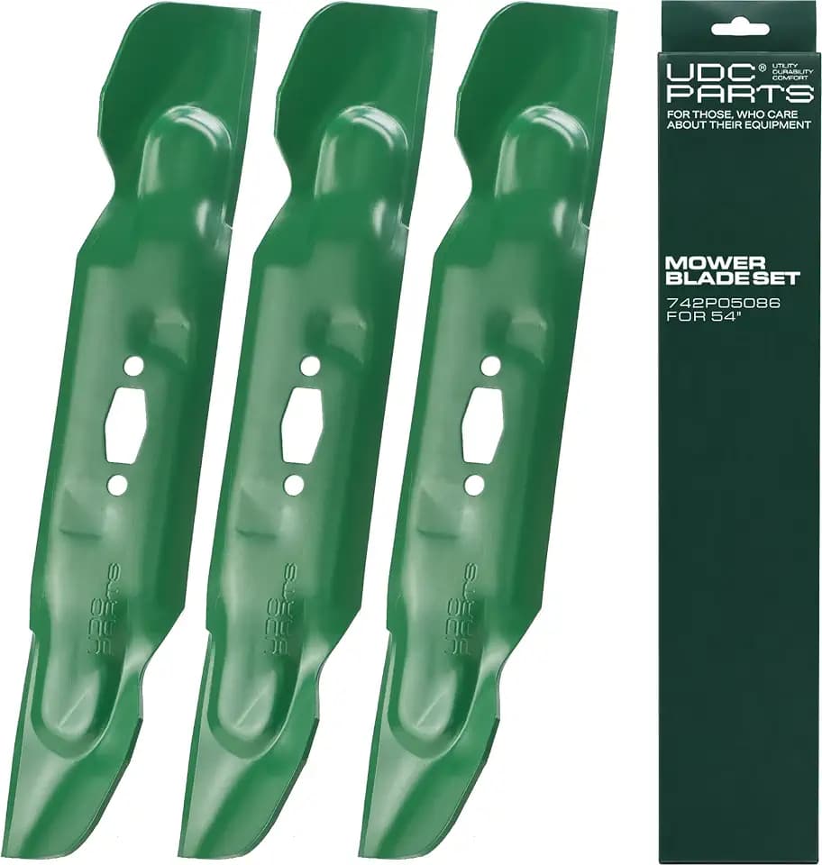 UDC Parts 742P05086 Cub Cadet 54 Inch High Lift Blades Replacement, 3 Pack