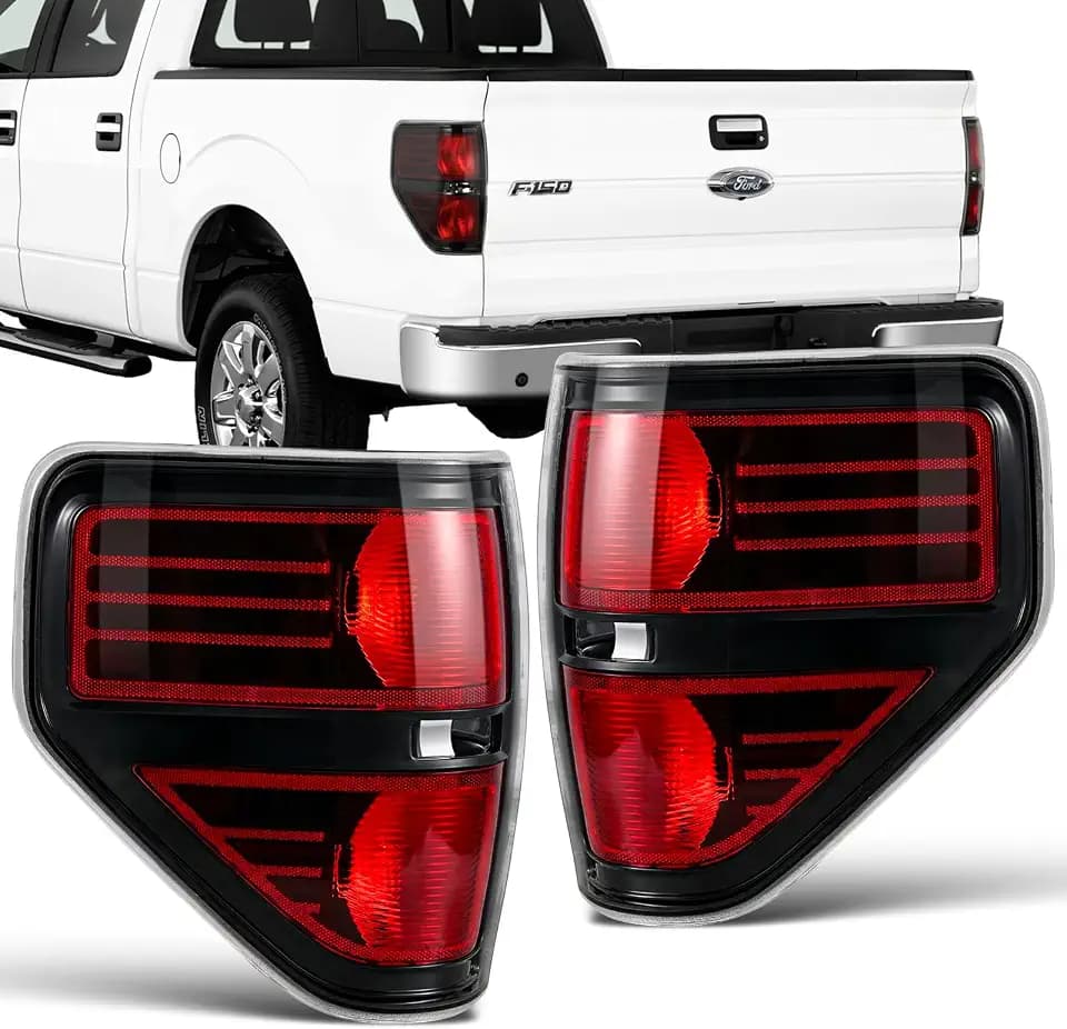 Rear Brake Tail Light for 2009-2014 Ford F150 tail lights Not Included Bulb