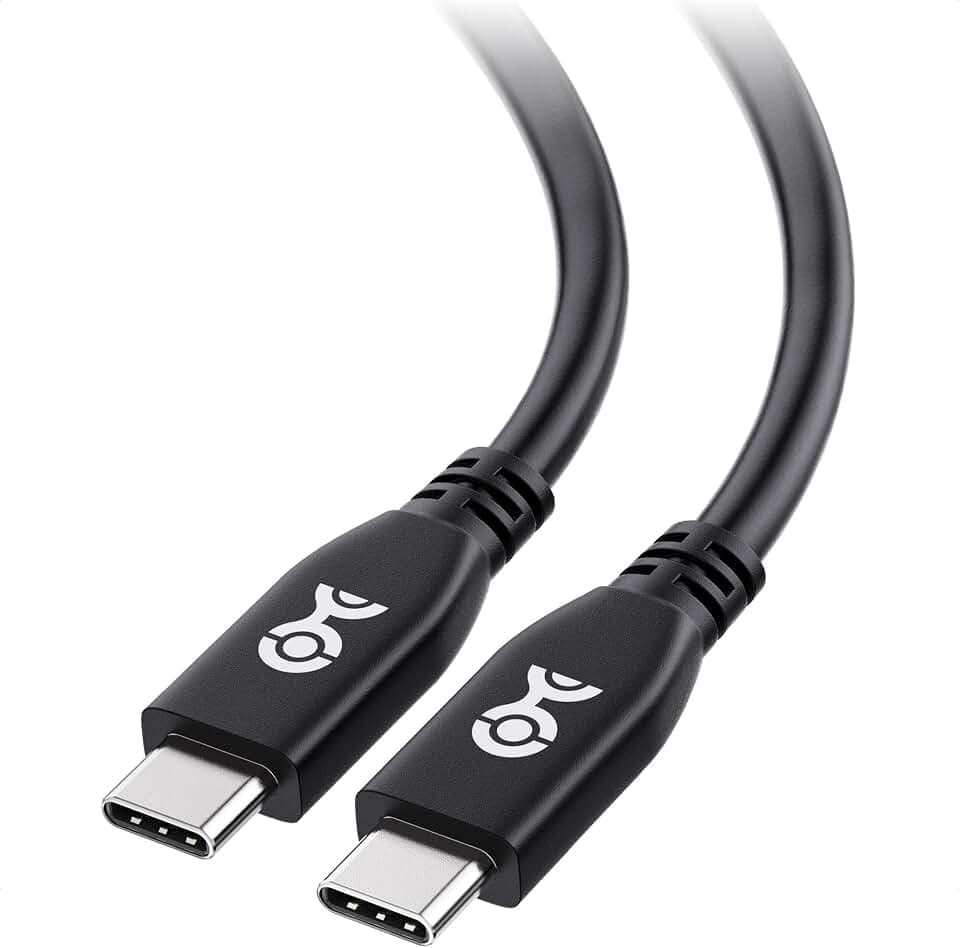 Cable Matters USB4 Kabel mit 40Gbps Daten, 8K Video und 240W, 2m | [8K@60Hz / 4K@240Hz Video, 240W Laden, 40Gbit/s Daten] USB4-Kabel, kompatibel mit TB4, MacBook, XPS, Surface Pro