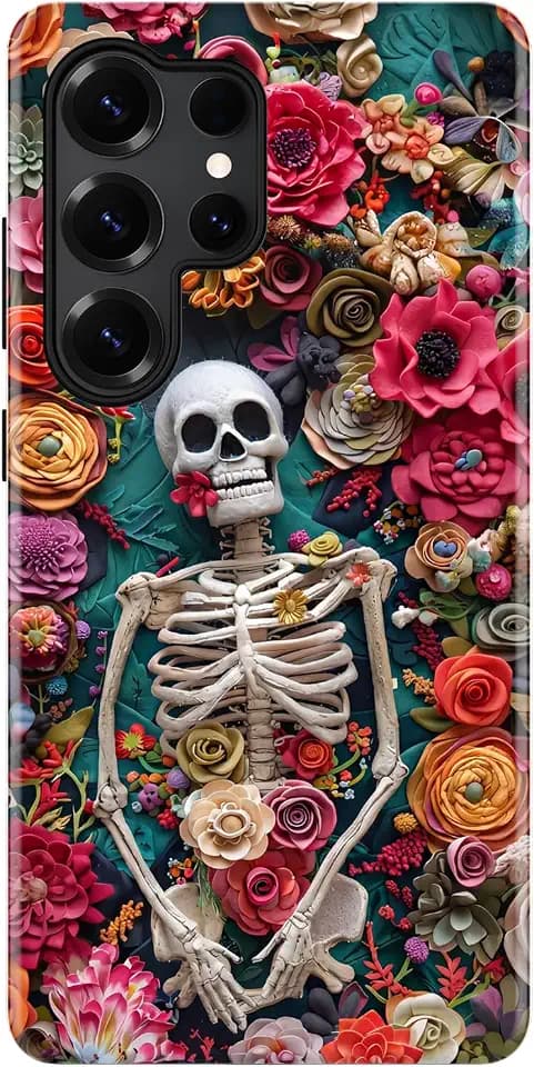 DorisMax Cute Floral Case for Samsung Galaxy S24 Ultra, MagSafe Compatible