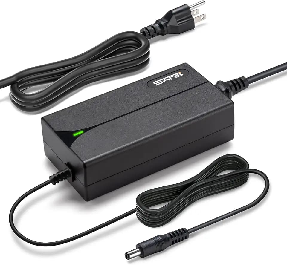 54.6V 2A Charger for 48V eBike Battery Compatible with Lectric XP 1.0/2.0/3.0, Lectric XPremium, Eahora X5, Himiway Cruiser, Ride1Up Core-5, Input Voltage AC120V 2.1mm DC Plug Power Adapter