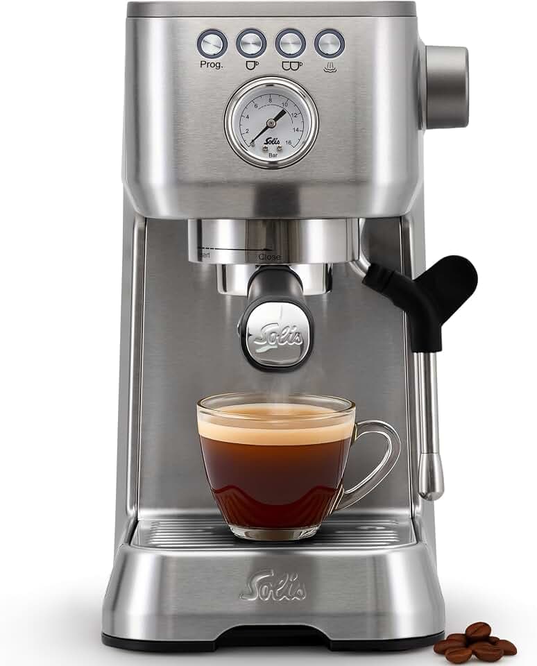 Solis Barista Perfetta Plus Espressomaschine, Silber