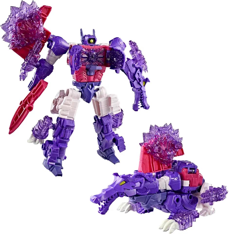 Transformers CYBERWORLD Shockwave Ultimate Cyber Changers Energon Surge Action Figure | Quick Change to Dino Mode | Robot Toys for Kids 6+