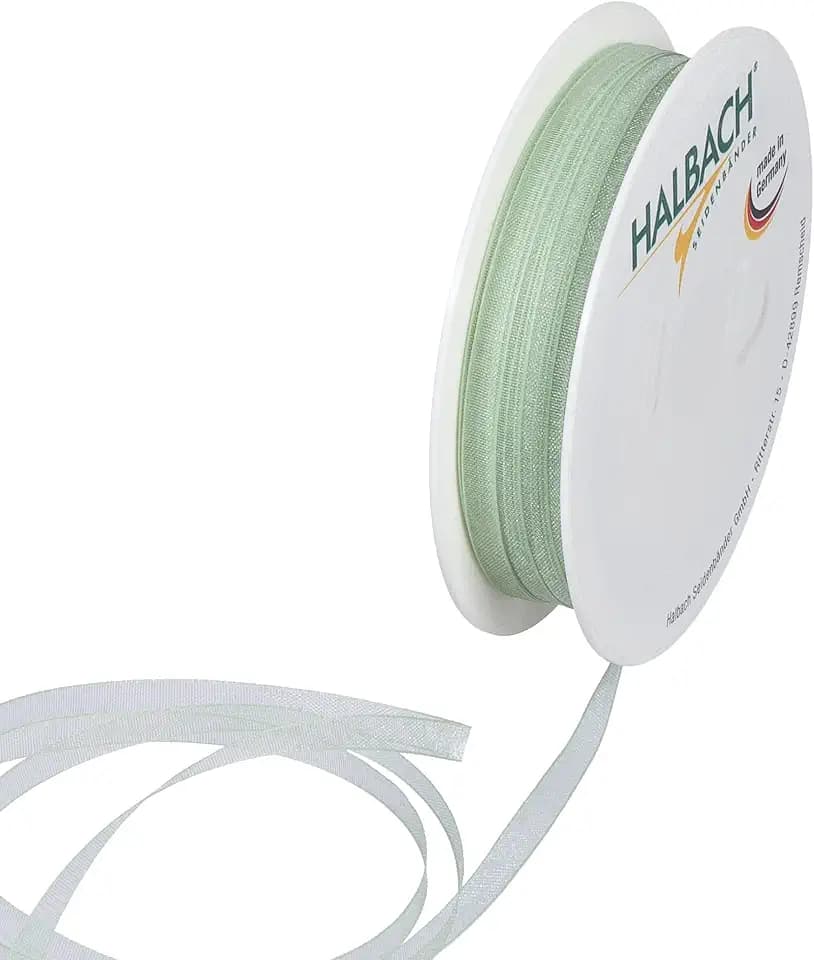 Halbach Organzaband, 5 mm x 50 m, mint