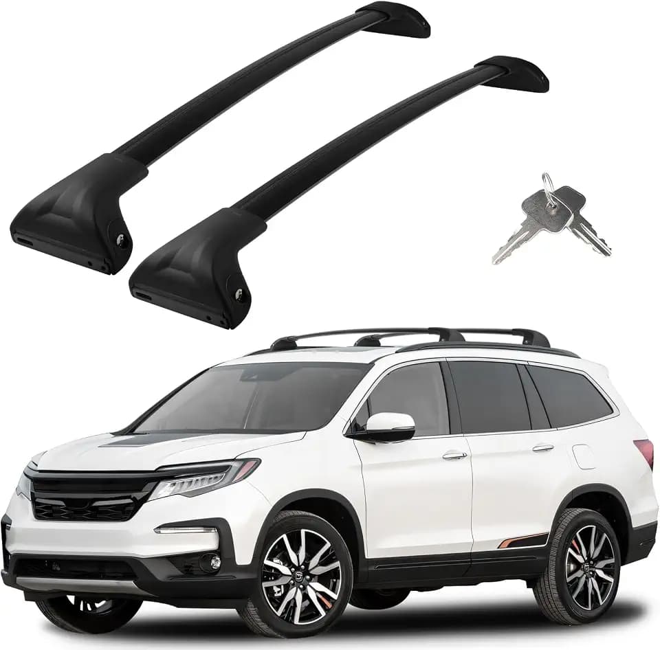 330LBS T-Slot Roof Rack Cross Bars Compatible with Honda Pilot 2016-2022