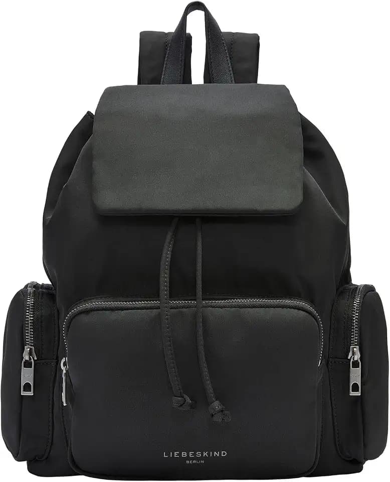 LIEBESKIND BERLIN Rucksack Freizeitrucksack Maia Nylon Backpack Black schwarz