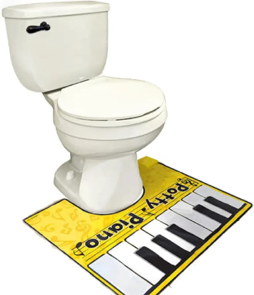 BigMouth Inc. Potty Piano –Song Book and Batteries Included –Hilarious Bathroom Entertainment, Makes a Great Gag Gift