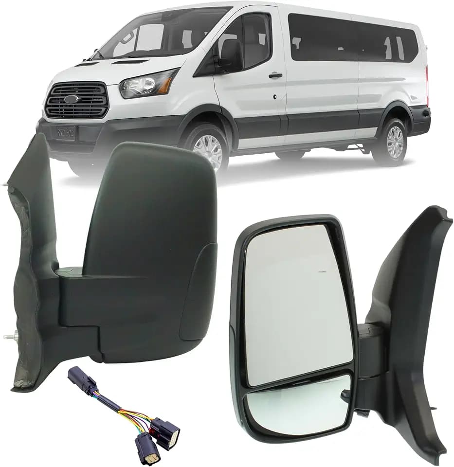 Replacement Driver Left Side Door Mirror For Ford Transit T150 T250 T350 T350H from 2014 to Onward