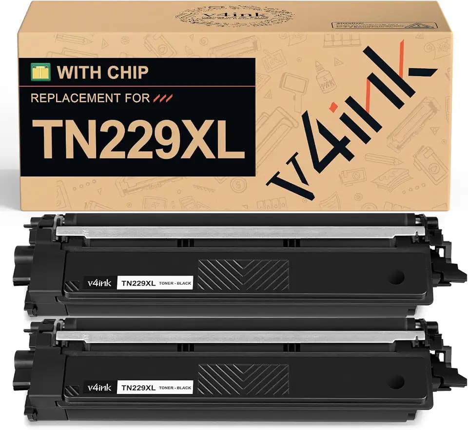 TN229XL TN229 XL Black High Yield Toner Cartridge TN229XLBK TN229BK 2 Pack