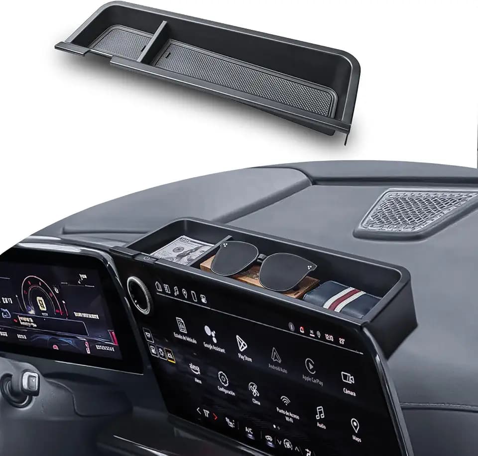 Dashboard Storage Organizer Tray for 2024-2026 Chevy Traverse Insert Tray