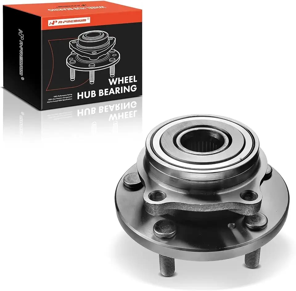 A-Premium Front Wheel Bearing and Hub Assembly with 5-Lug