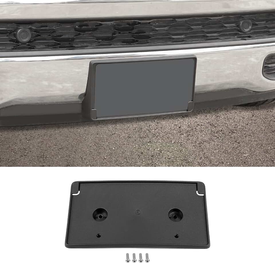 Voodonala for Dodge RAM 1500 2018-2024 Front Plate License Bracket Front License Hanging Kits Compatible with Dodge RAM 1500 2018-2024 (DT Bumper,Except Rebal TRX),68274215AE