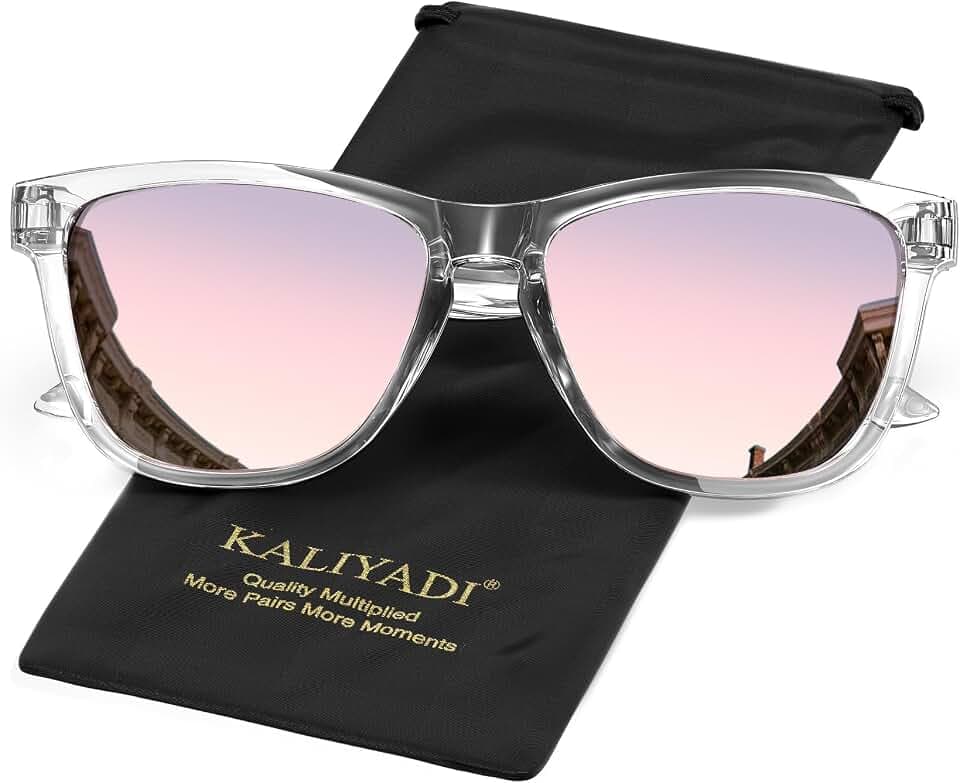 KALIYADI Womens-Sunglasses Polarized Sunglasses Womens: Retro Trendy Sun Glasses with UV400 Protection for Travel Driving