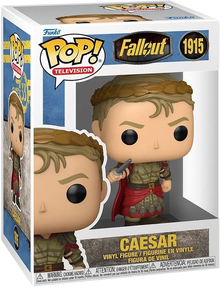 Funko POP! Television: Fallout - Caesar - Sammelbare Vinylfigur - Geschenkidee - Offizielles Merchandise - Spielzeug für Kinder & Erwachsene - Modellfigur für Sammler und zur Ausstellung