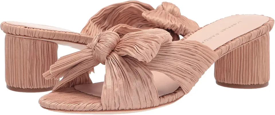 Loeffler Randall Emilia Pleated Knot Mule Dune 9 B (M)