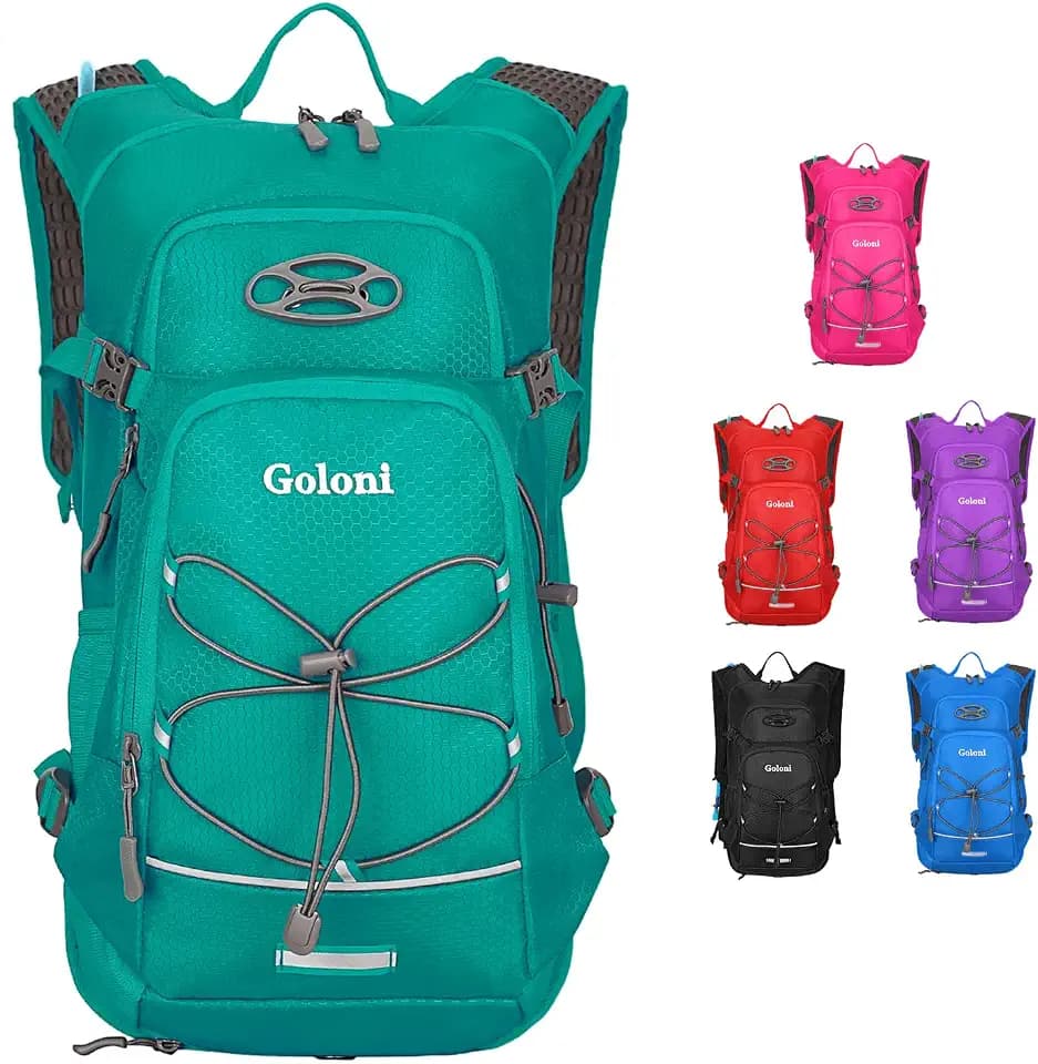 Hydration Backpack,Lightweight Hiking Backpack with 2L Water Bladder,Water Backpack for Biking, Running, Festival