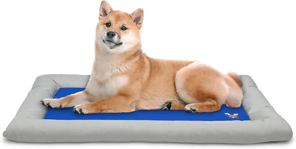 Arf Pets Dog Self Cooling Bed – Solid Gel Based Self Cooling Mat for Pets