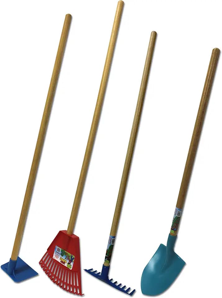 Little Diggers Kids Garden Tool Set – Four-Piece Set – Child Safe Tools – Garden with Your Kids