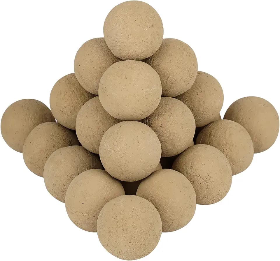 Skyflame 2-inch Ceramic Fireplace Balls, Fire Pit Part for Decorative