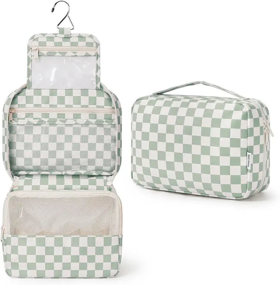 Narwey Hanging Travel Toiletry Bag for Women, Travel Makeup Organizer Bag