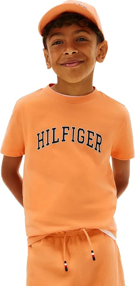 Tommy Hilfiger Jungen Hilfiger Varsity T-Shirt Kb0kb10420 T-Shirts (1er Pack)